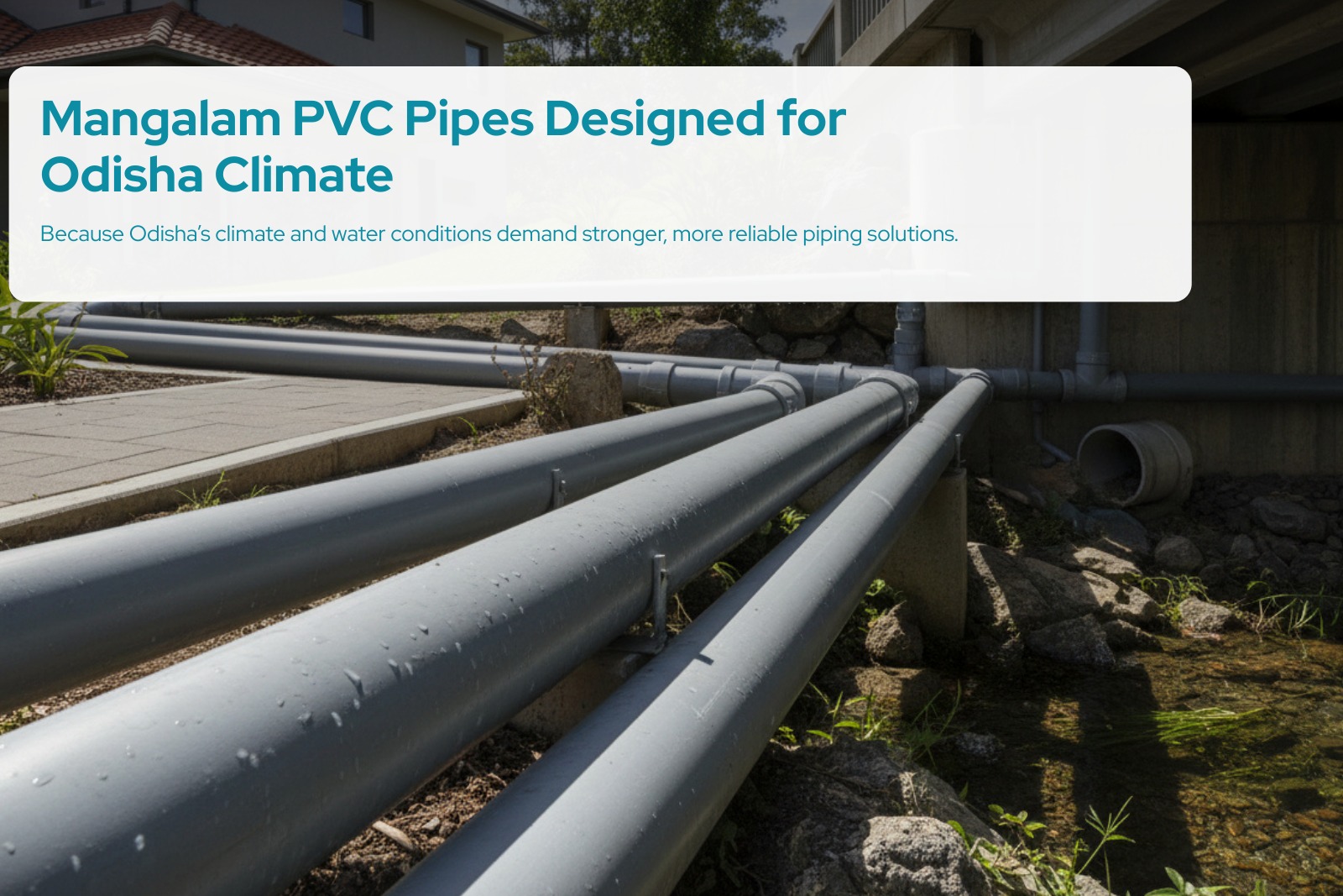 Mangalam PVC Pipes Designed for Odisha Climate