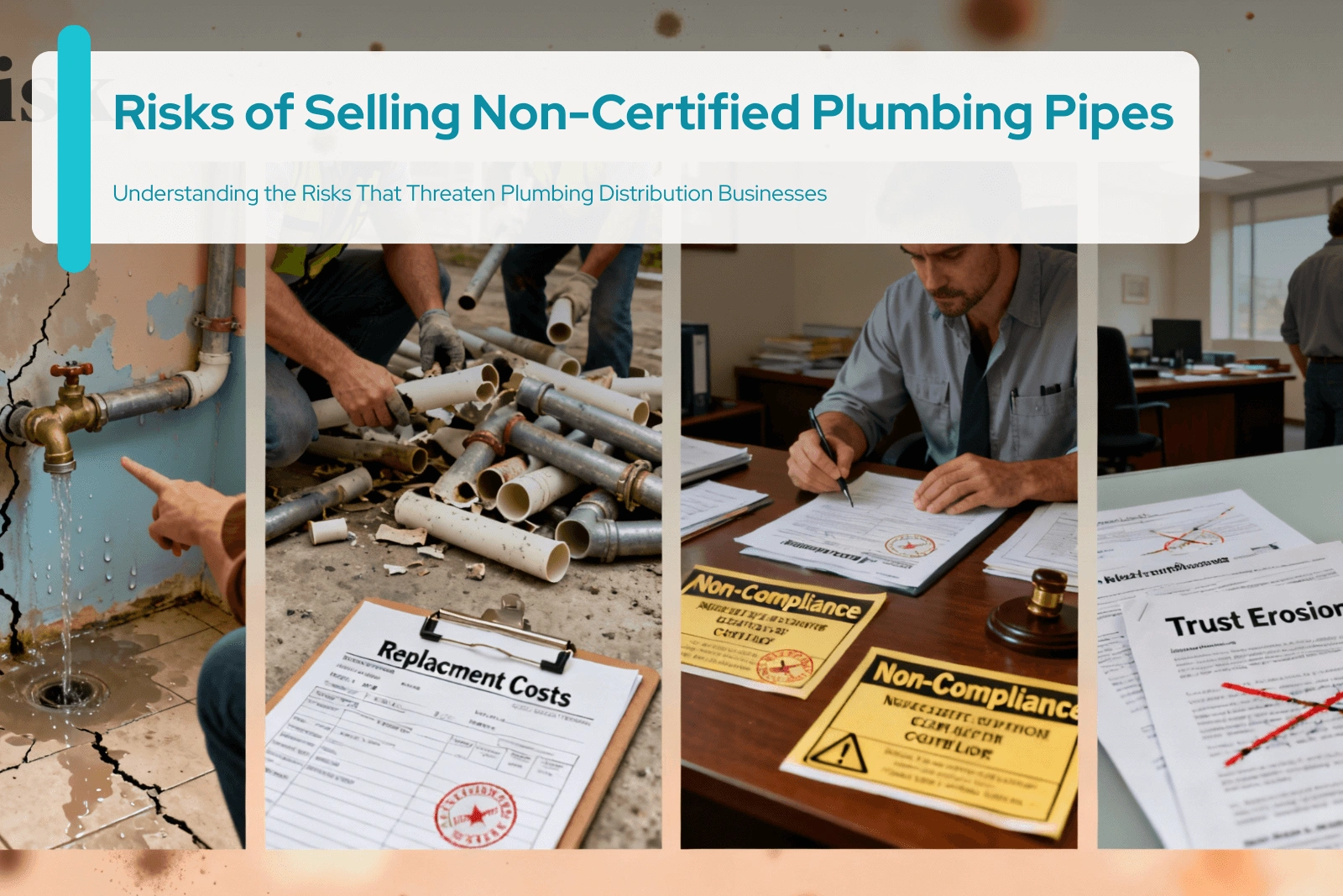 Risks of Selling Non-Certified Plumbing Pipes