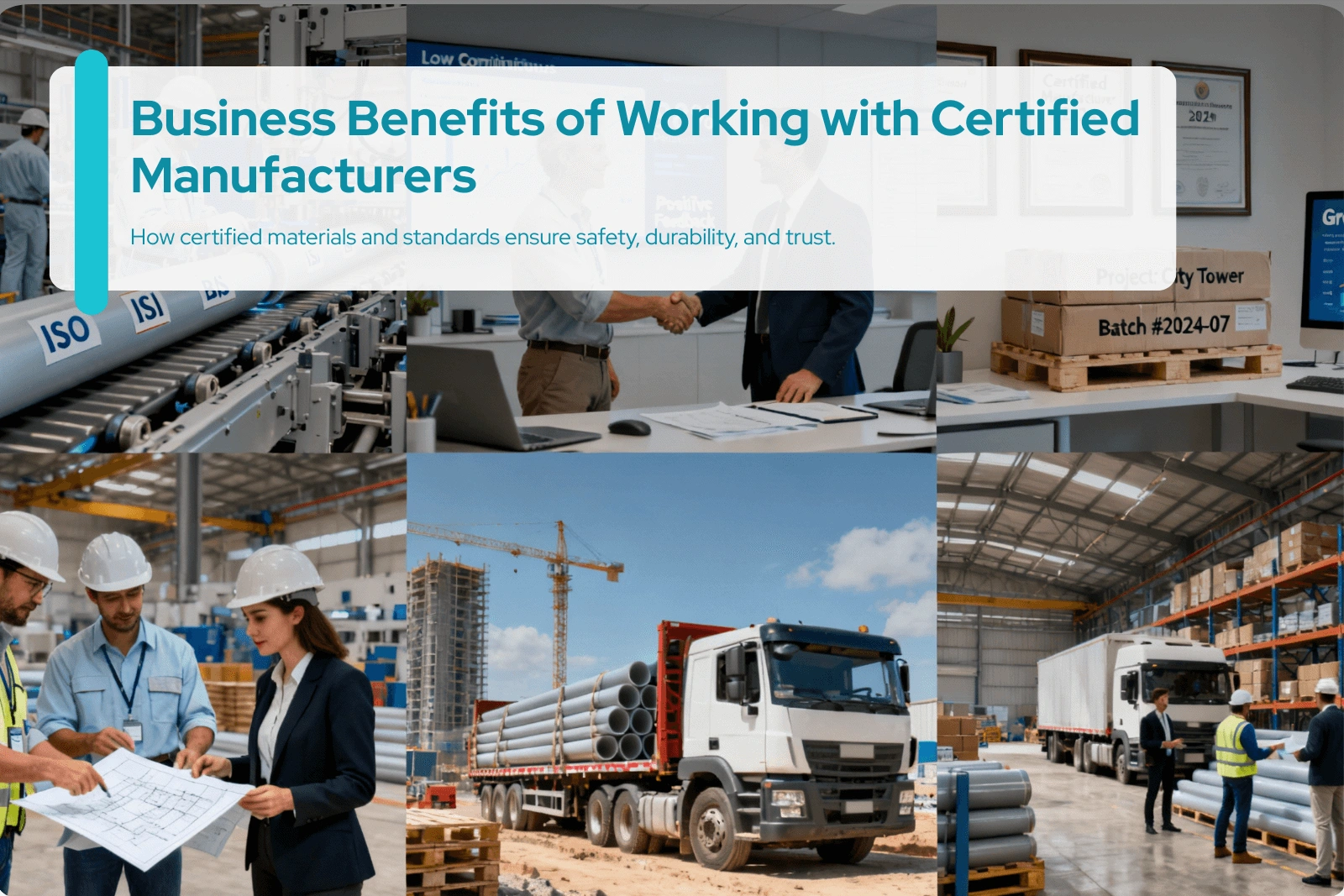 Business Benefits of Working with Certified Manufacturers