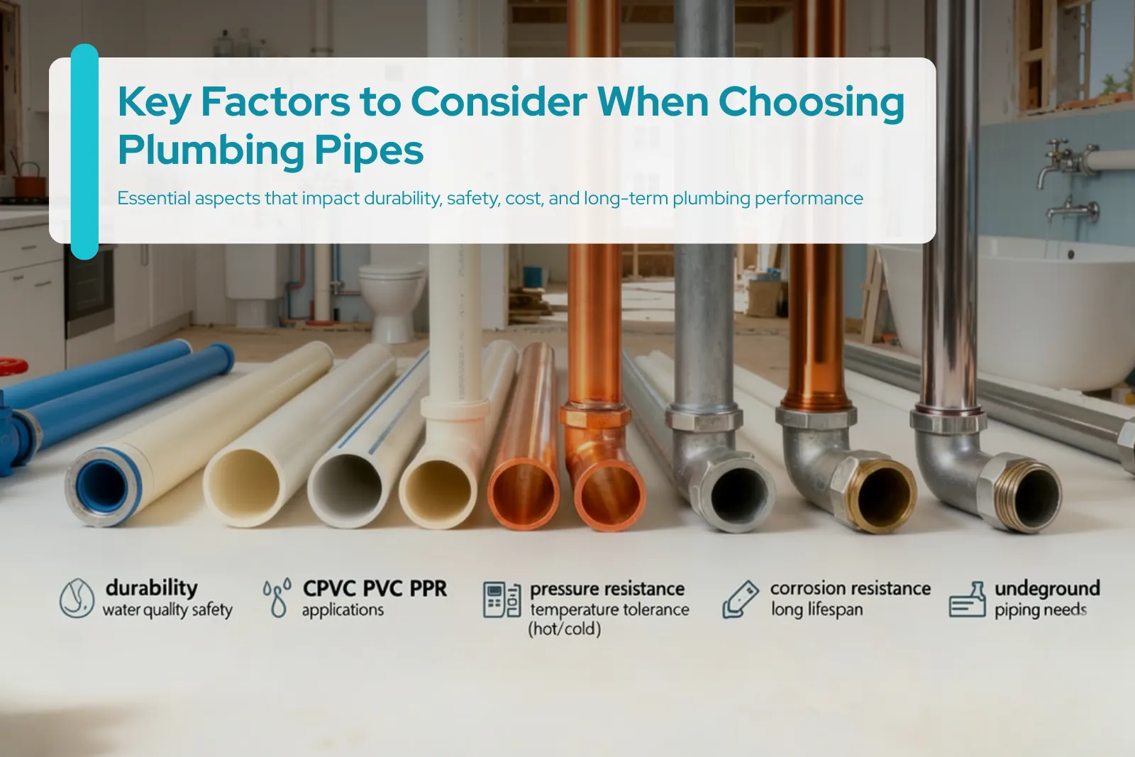 Key Factors to Consider When Choosing Plumbing Pipes
Modern Plumbing Pipes Odisha