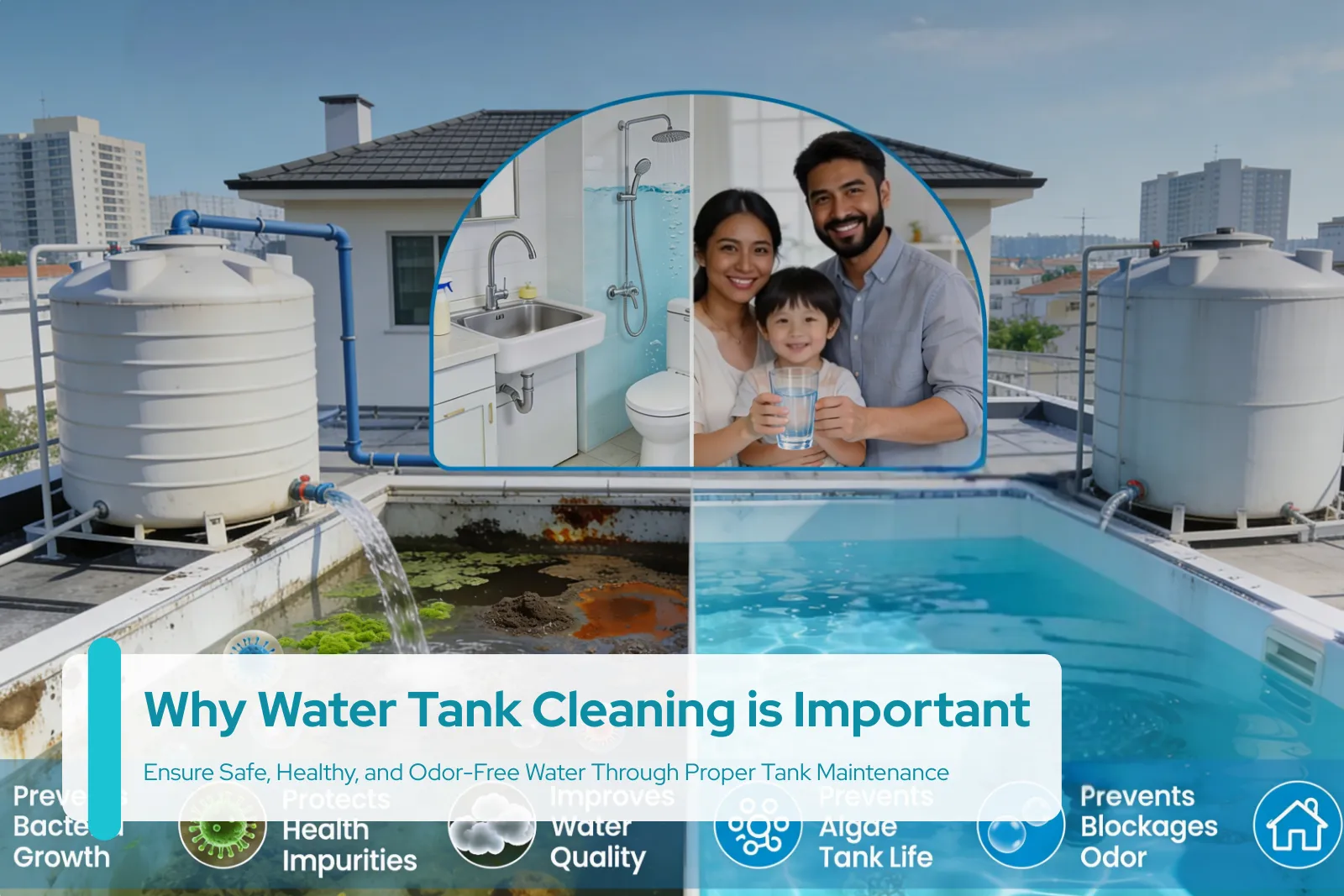 How to Clean a Water Tank at Home