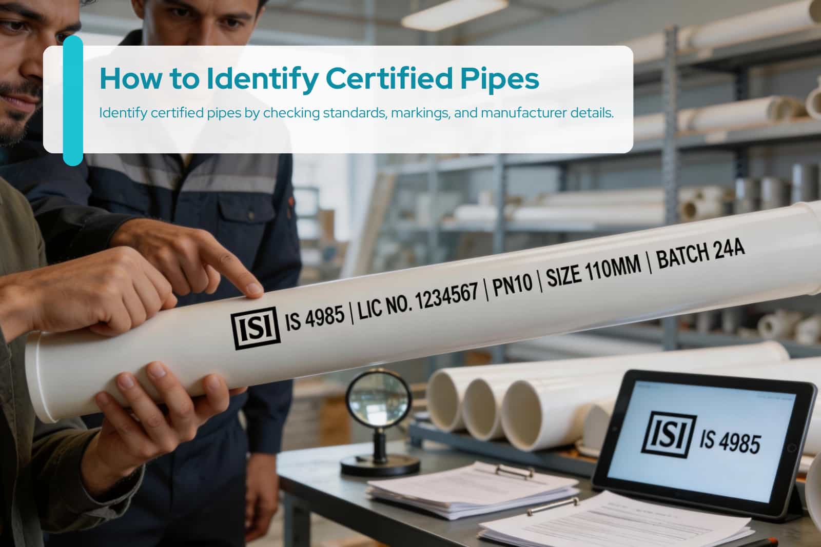 How to Identify Certified Pipes
