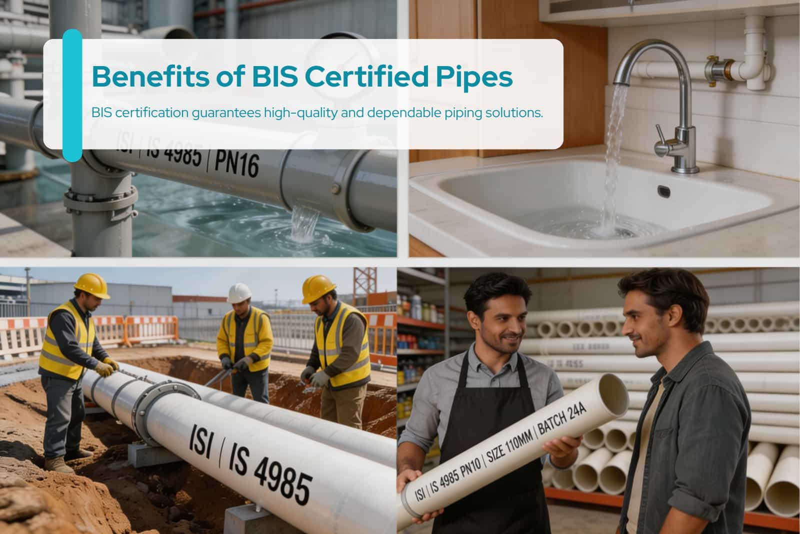 Benefits of BIS Certified Pipes