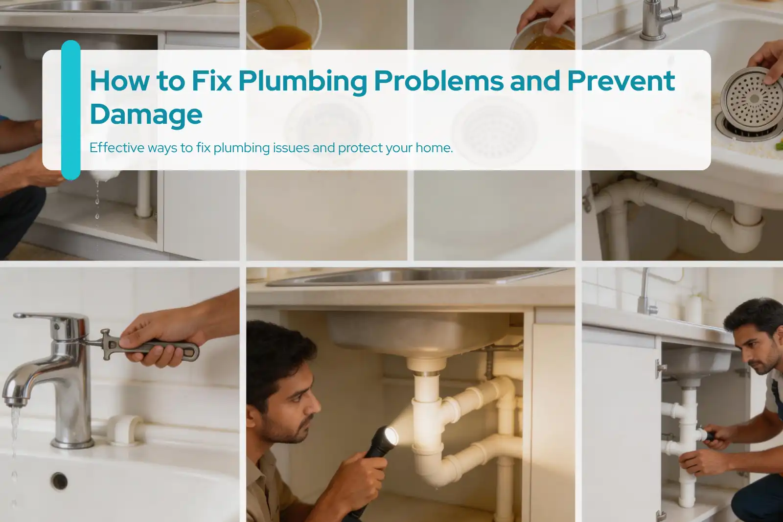 How to Fix Plumbing Problems and Prevent Damage