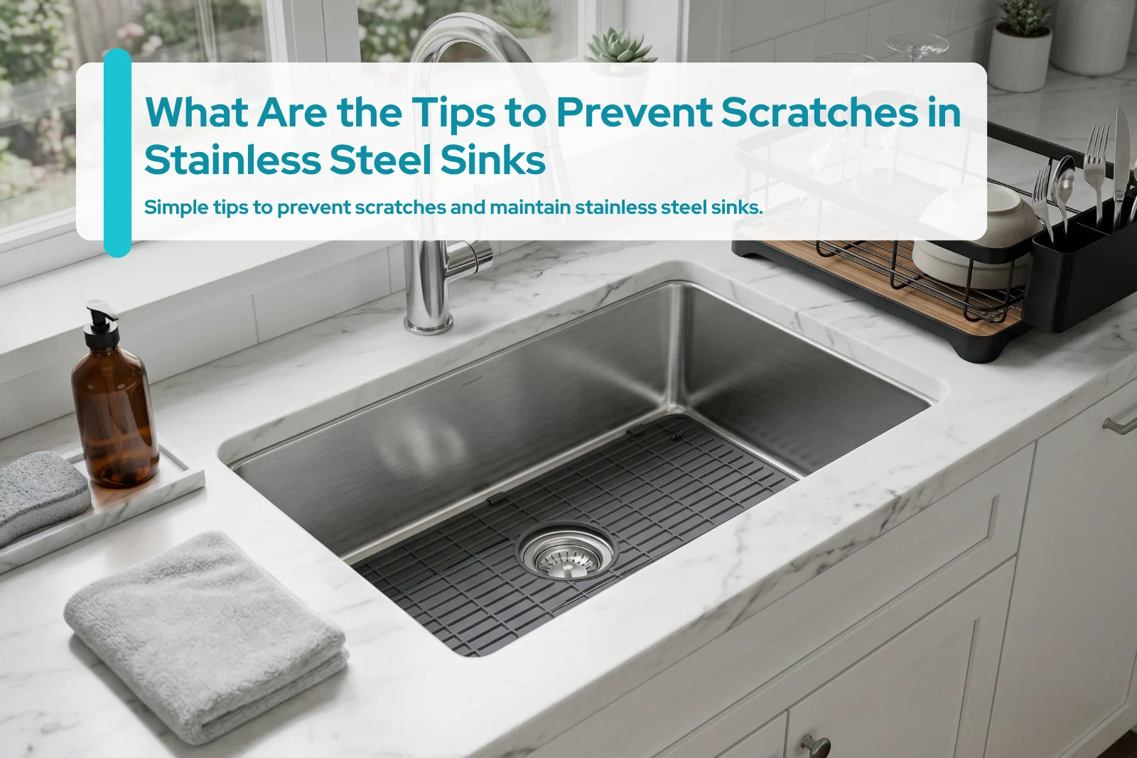 What Are the Tips to Prevent Scratches in Stainless Steel Sinks