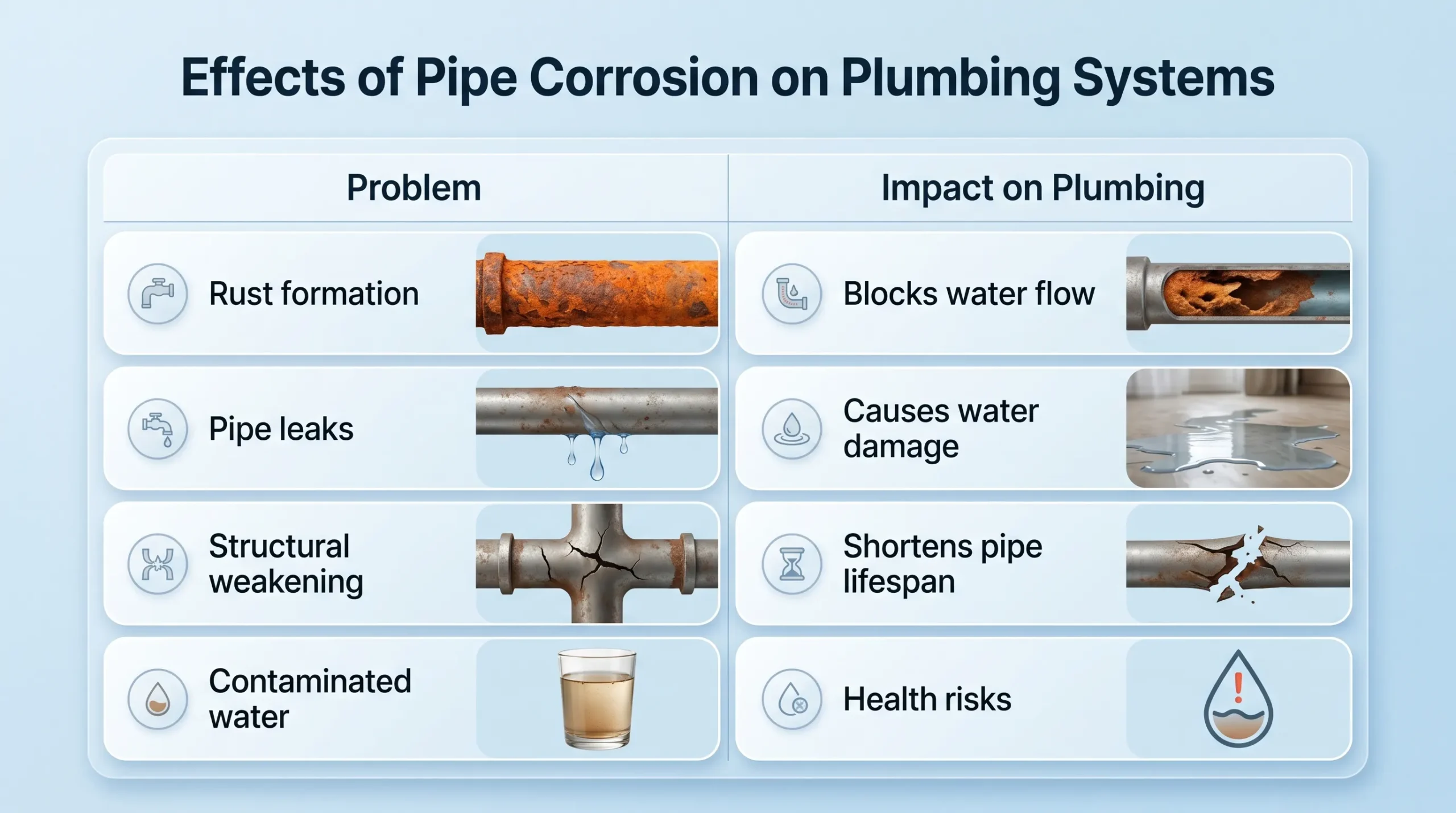 What Problems Does Corrosion Cause in Plumbing Pipes?