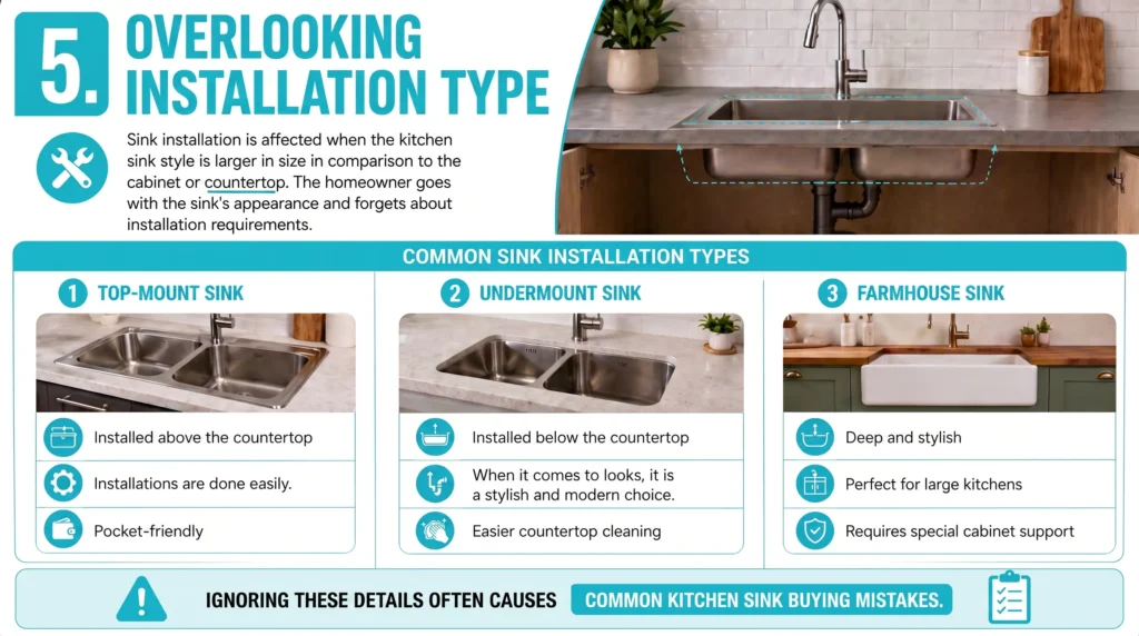 Overlooking Installation Type