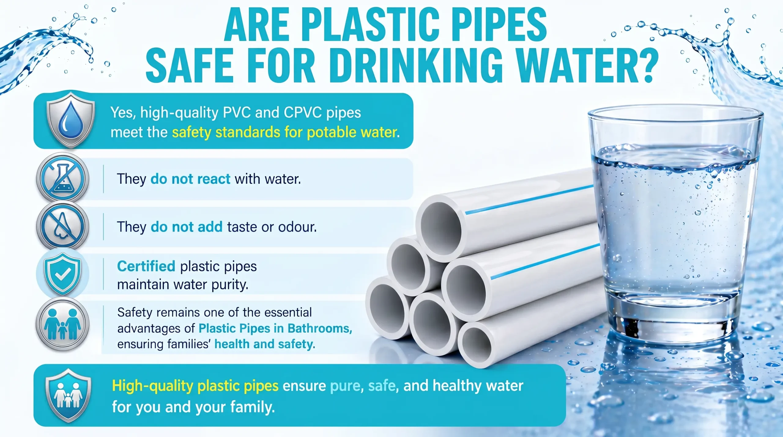 Are Plastic Pipes Safe for Drinking Water?