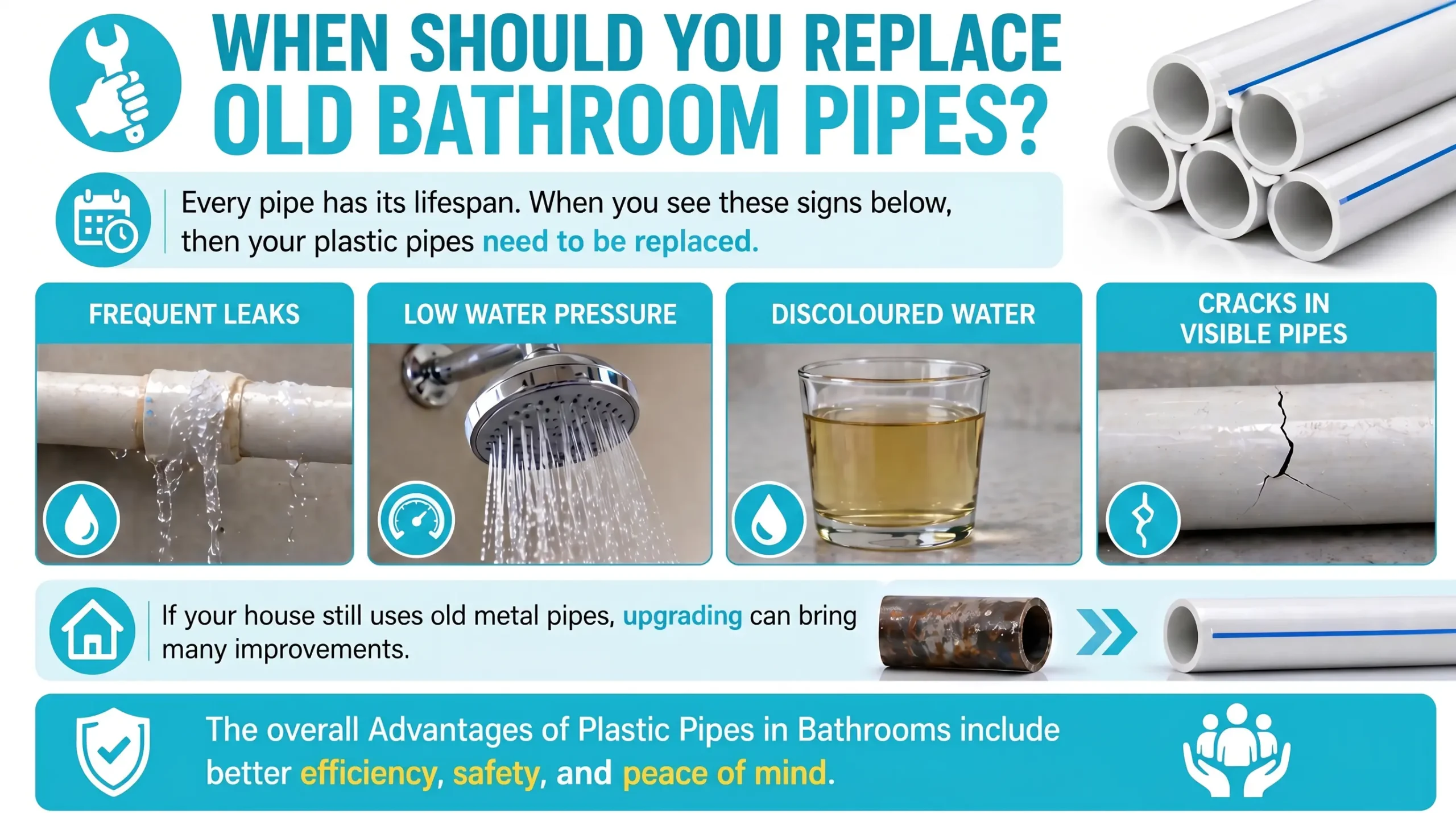 When Should You Replace Old Bathroom Pipes?