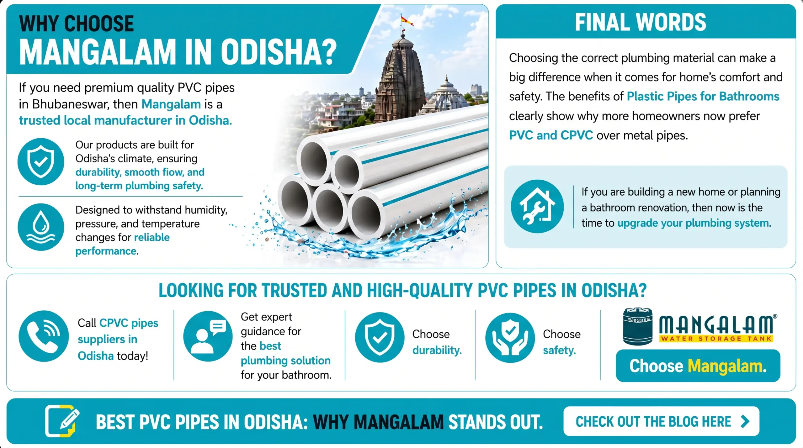 Why Choose Mangalam in Odisha?