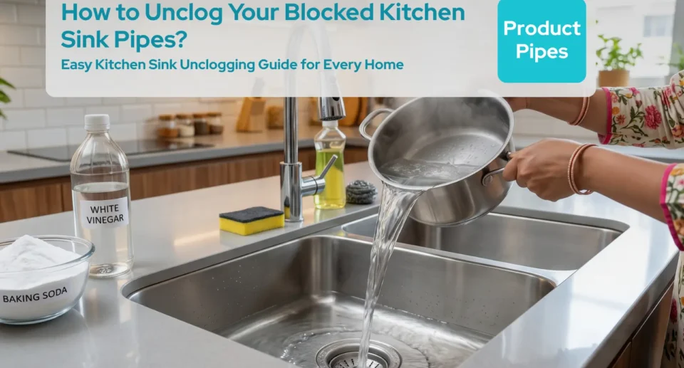 How to Unclog Your Blocked Kitchen Sink Pipes? Follow this Simple Guide.